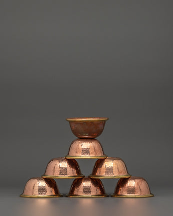 Himalayan Offering Water Bowls Set