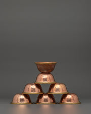 Himalayan Offering Water Bowls Set