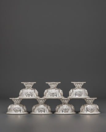 Tibetan Buddhist Religious Offering Bowls