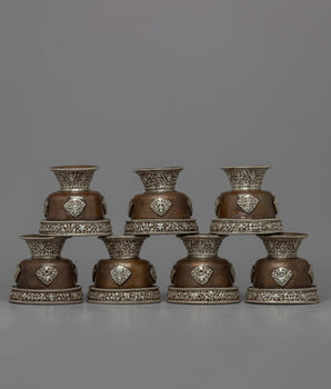 7 Bowl Water Offering Set
