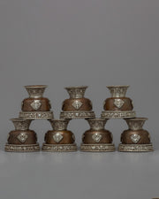 7 Bowl Water Offering Set