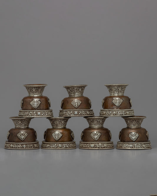 7 Bowl Water Offering Set