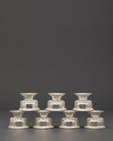 Handcrafted Silver Plated Offering Bowl Set