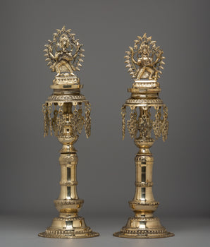 Oil Lamp Set for Ceremonies