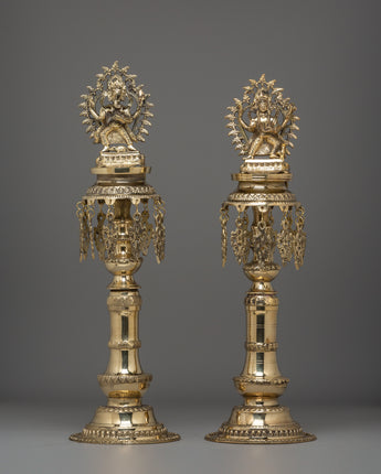 Oil Lamp Set for Ceremonies