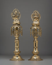 Oil Lamp Set for Ceremonies