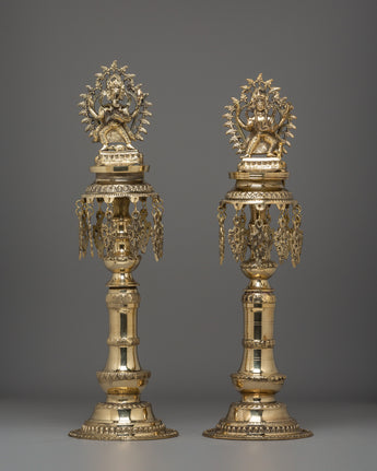 Oil Lamp Set for Ceremonies