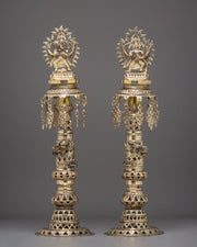 Handmade Panas Oil Lamp Set