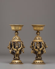 Oil Lamp Set for Offering