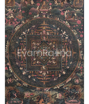 Oil Varnished Mandala