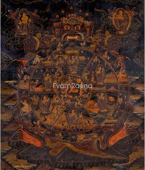 Oil Varnished Wheel Of Life 