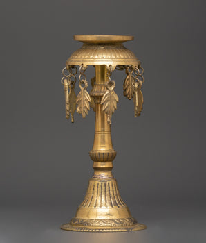 nepali-traditional-brass-oil-lamp
