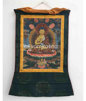 Old Blessing Buddha Thangka