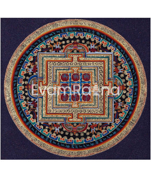 Om Mani Padme Hum Mandala Thangka