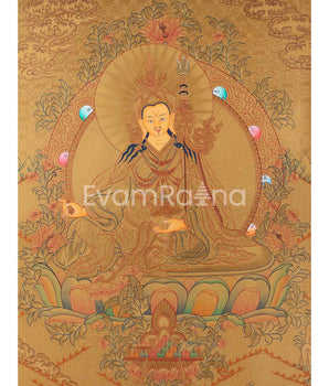Original Hand painted Guru Rinpoche Thangka