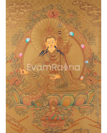 Original Hand painted Guru Rinpoche Thangka