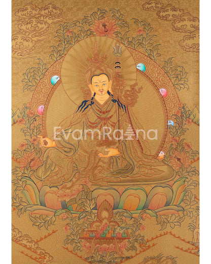 Original Hand painted Guru Rinpoche Thangka