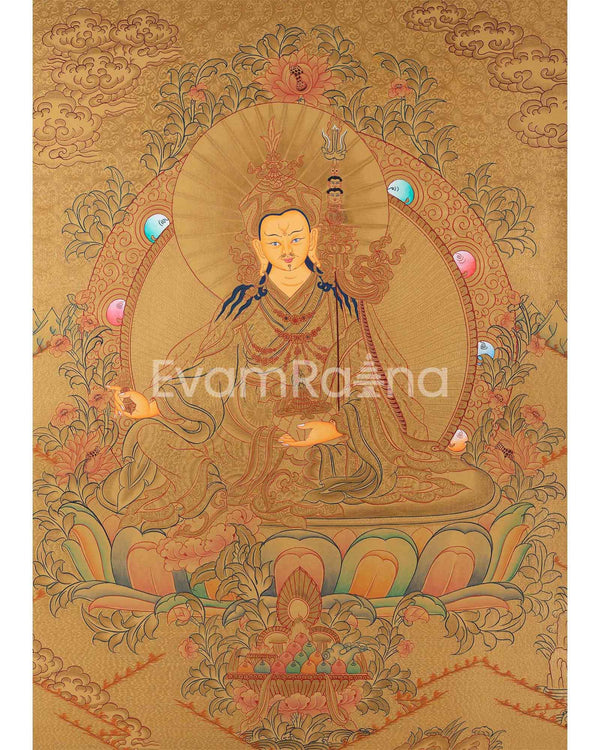 Original Hand painted Guru Rinpoche Thangka