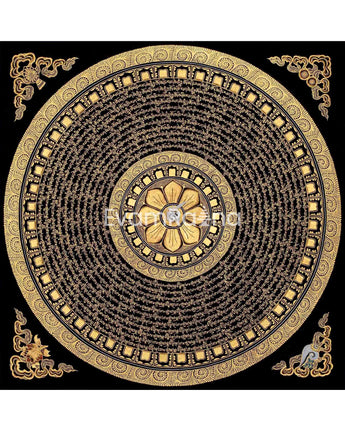 Original Hand Painted Mantra Mandala Thangka