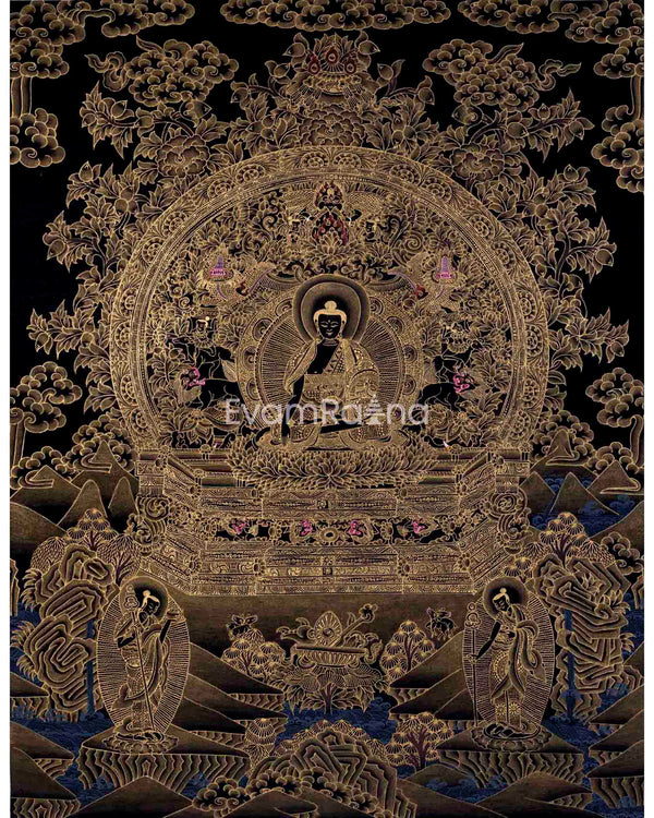 Shakyamuni Buddha Thangka