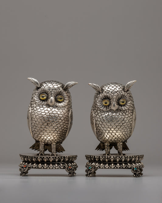 Set Of Owl Statue for Garden