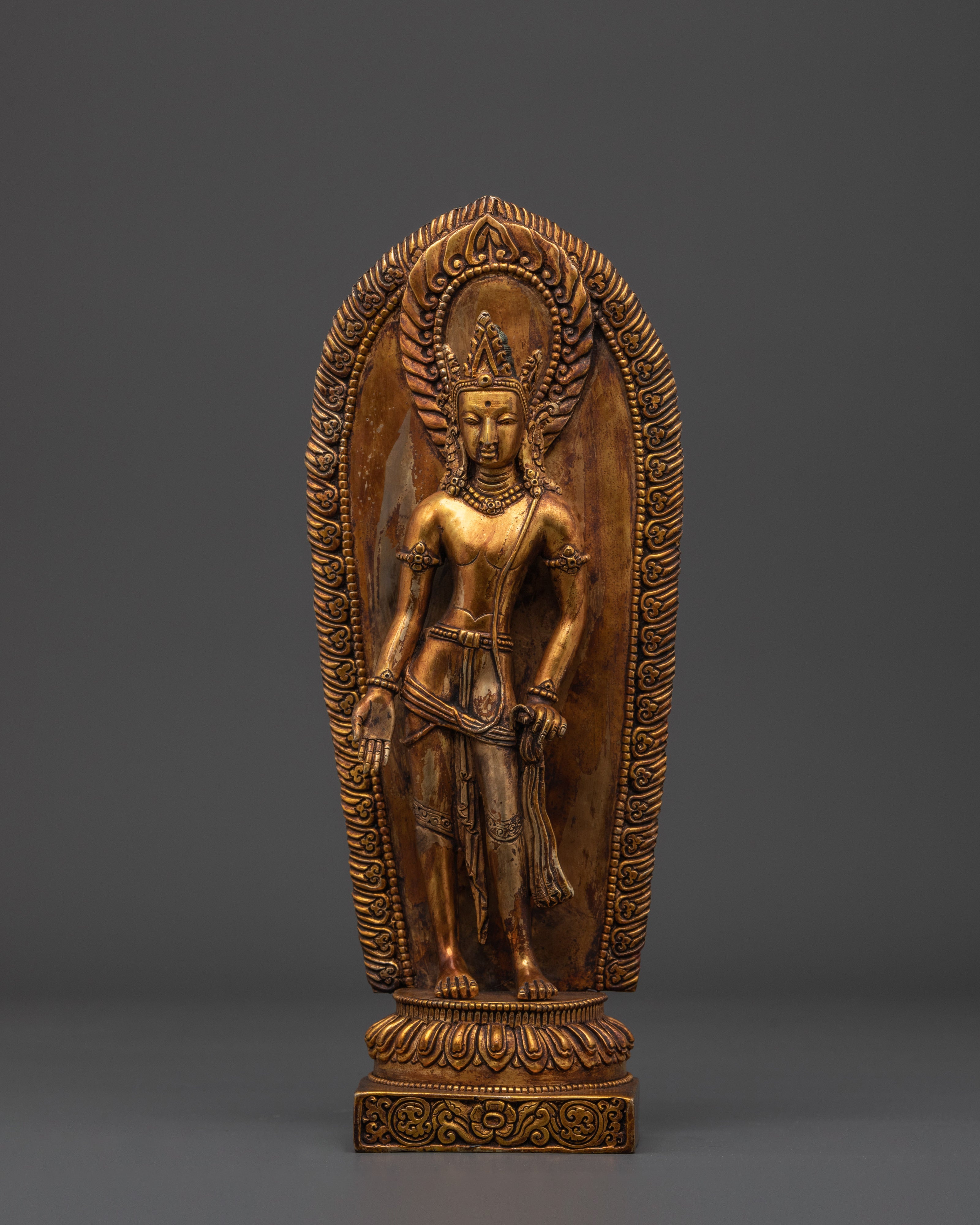 Padmapani Handcrafted Statue | Buddhist Figure of Compassion and Peace