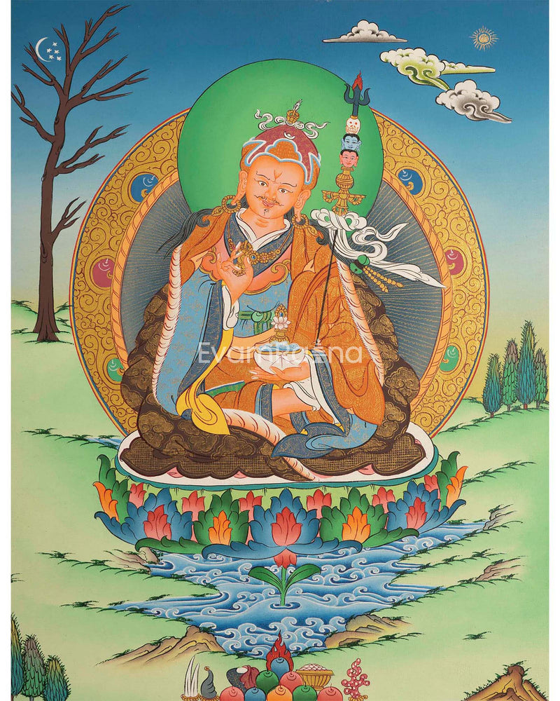 Padmasambhava Guru Rinpoche Thangka Painting