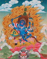 Wrathful Palden lhamo | Tibetan Art
