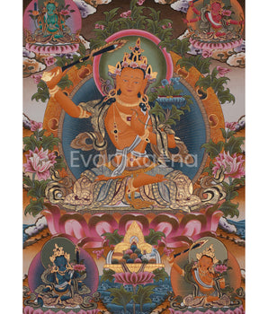 Pancha Manjushri Thangka