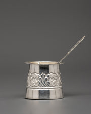Pure Silver Glass with Spoon Set