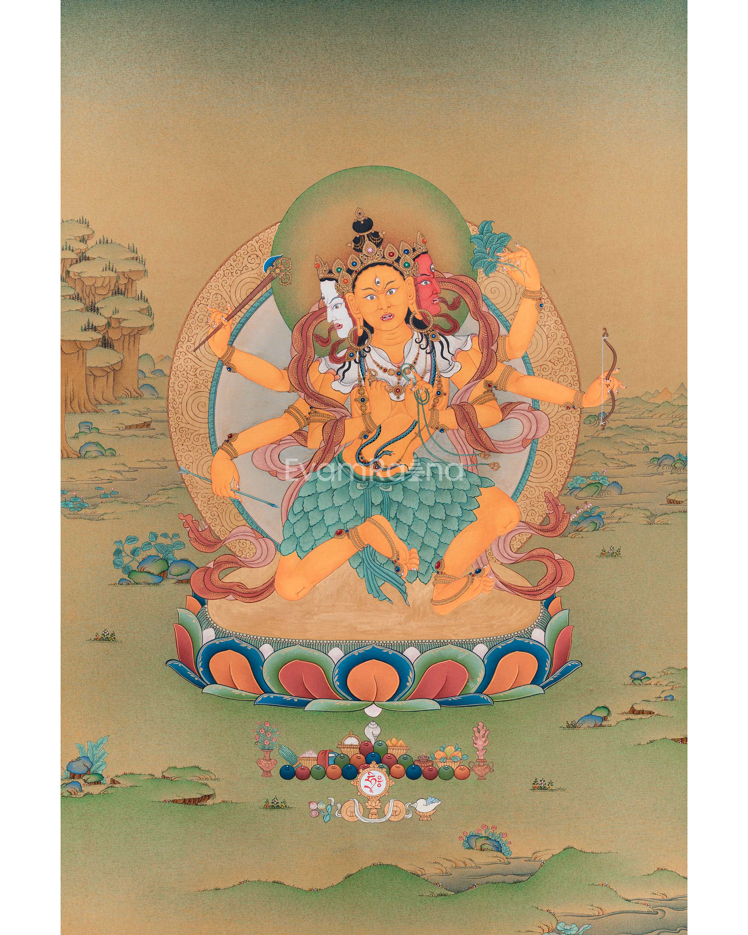 High-Quality Parnashavari Canvas Print 