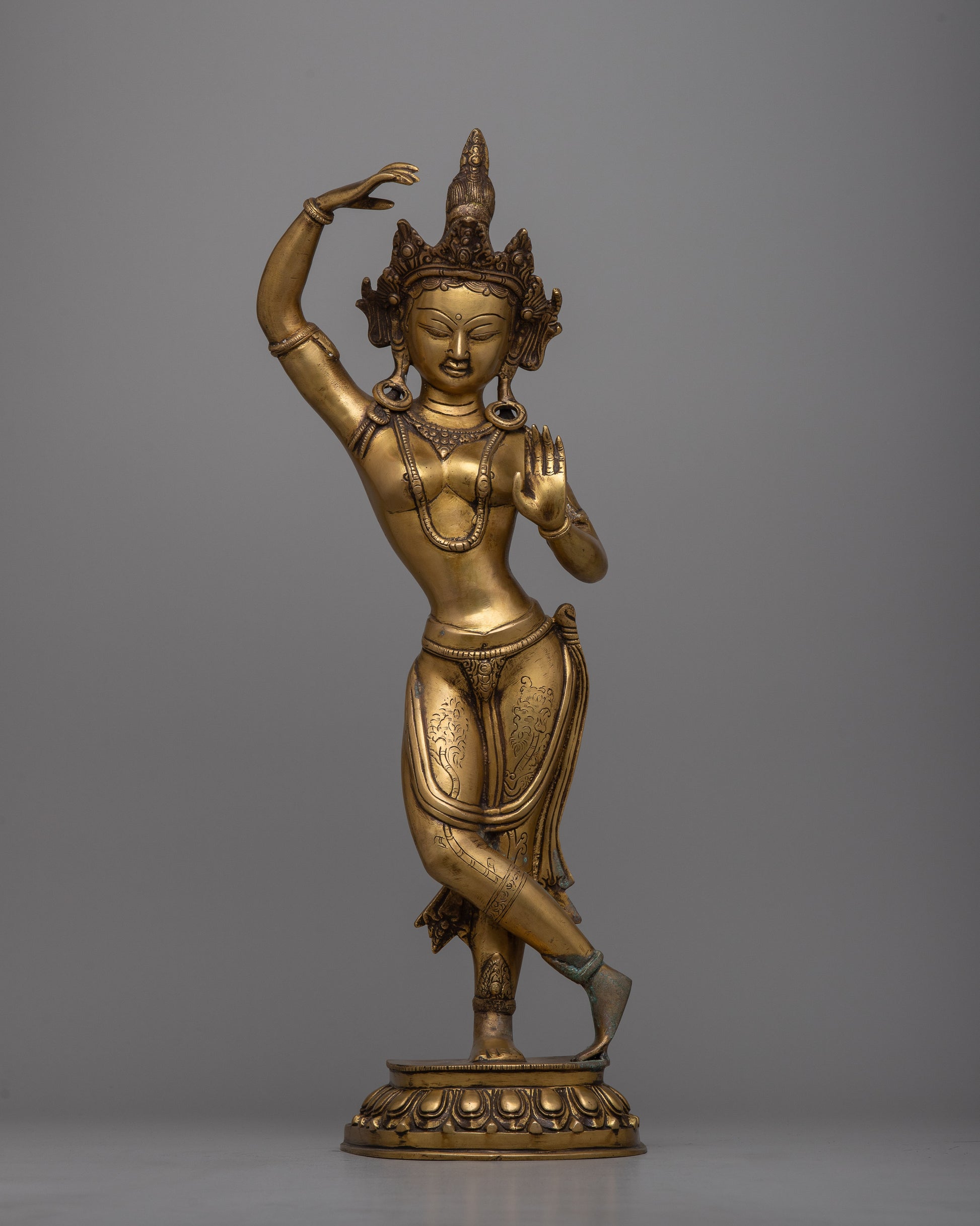 Brass Parbati Statue