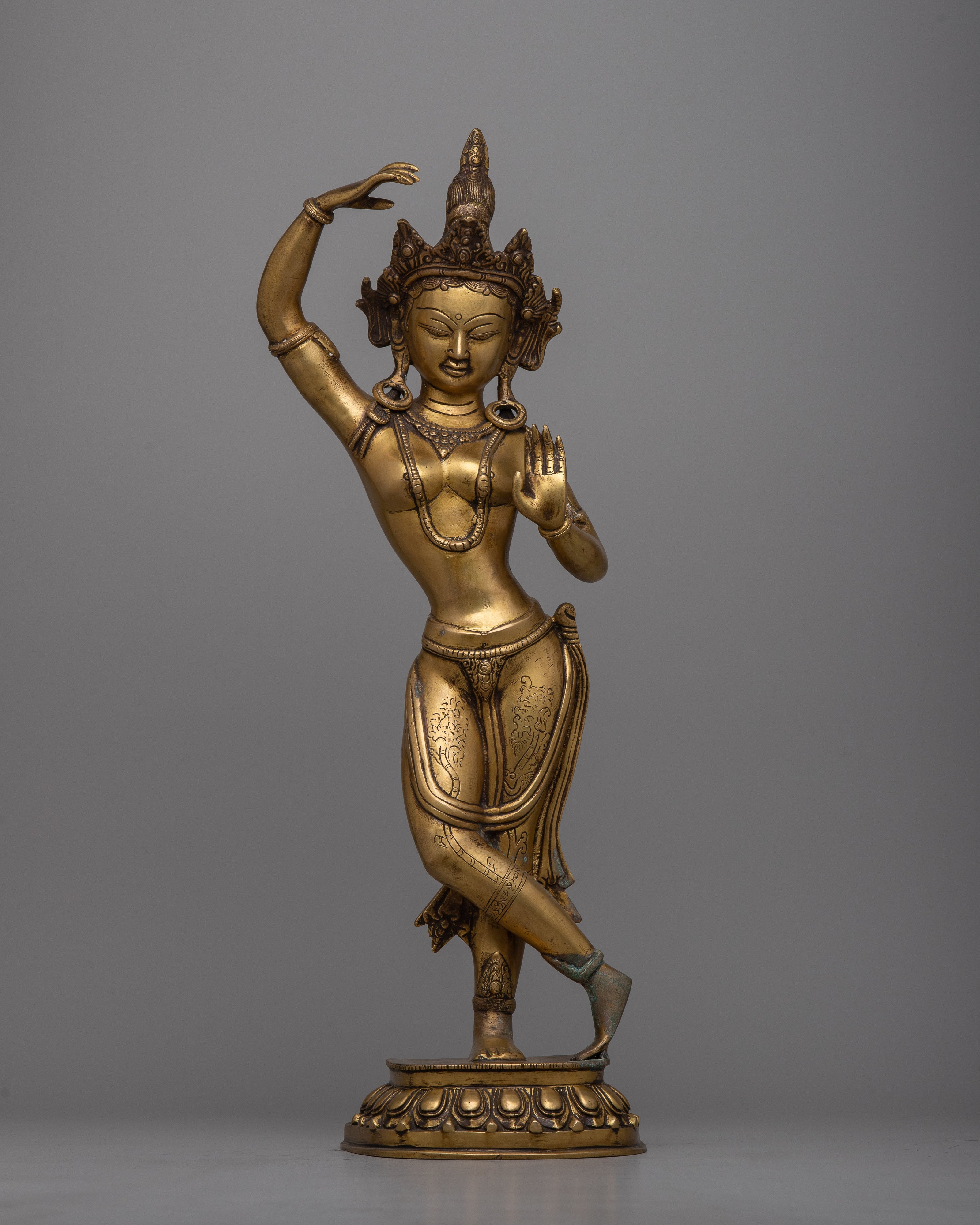 Brass Parbati Statue