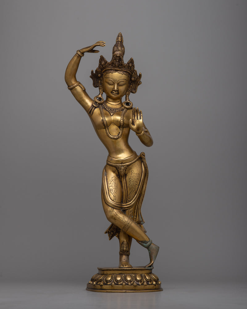 Brass Parbati Statue