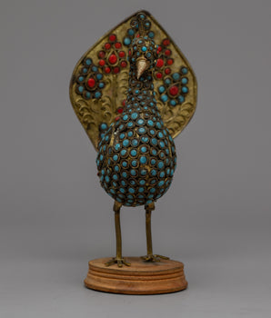 Peacock Statue