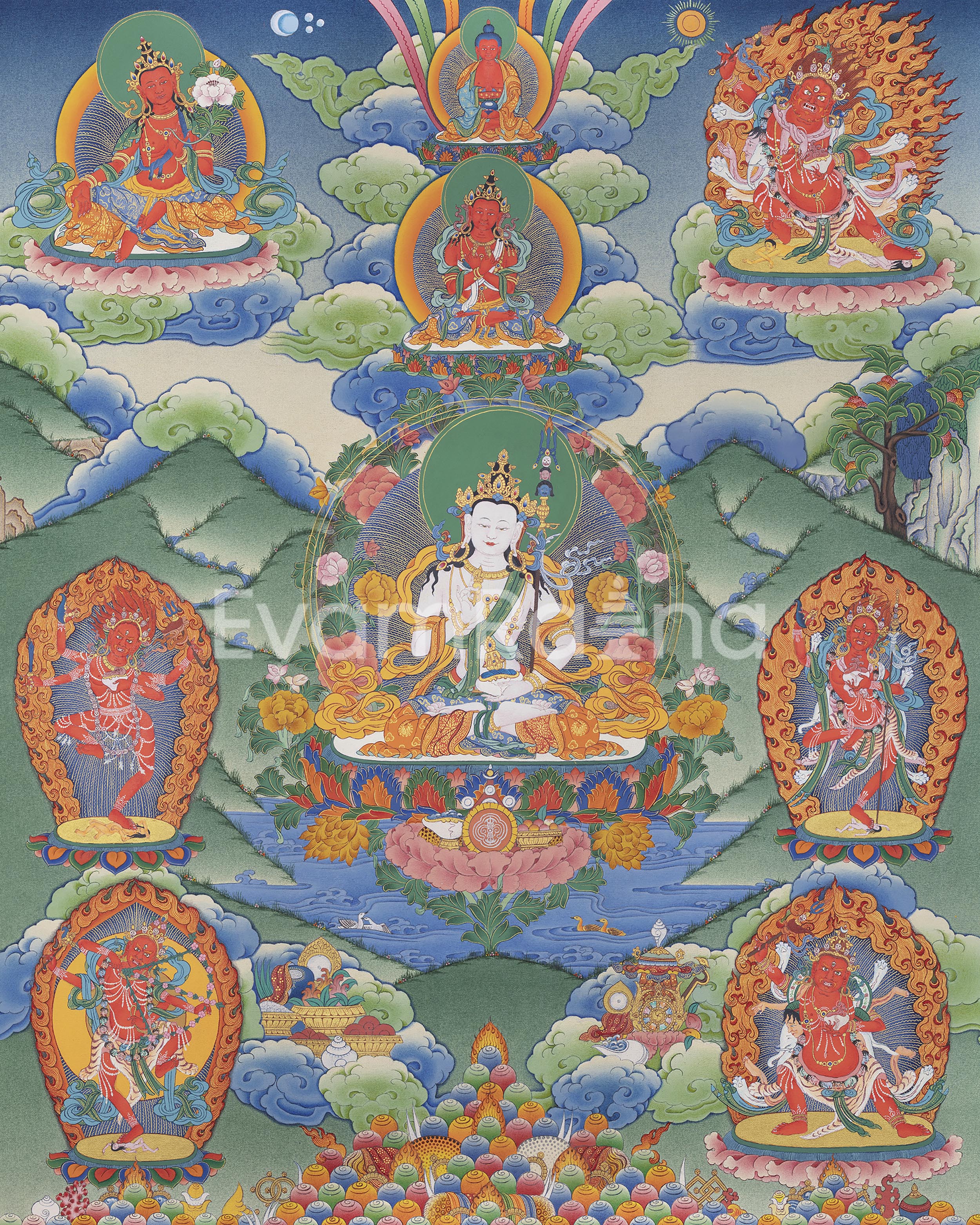 Traditional Pema Gyalpo Print