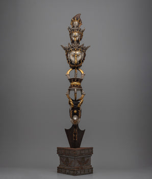 Elegant Tibetan Phurba  |  Ritualistic Tool for Spiritual Practice