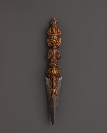 Handcrafted Copper Iron Phurba Dagger