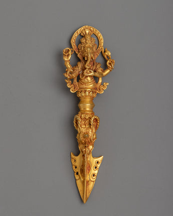 Gold Phurba Dagger 