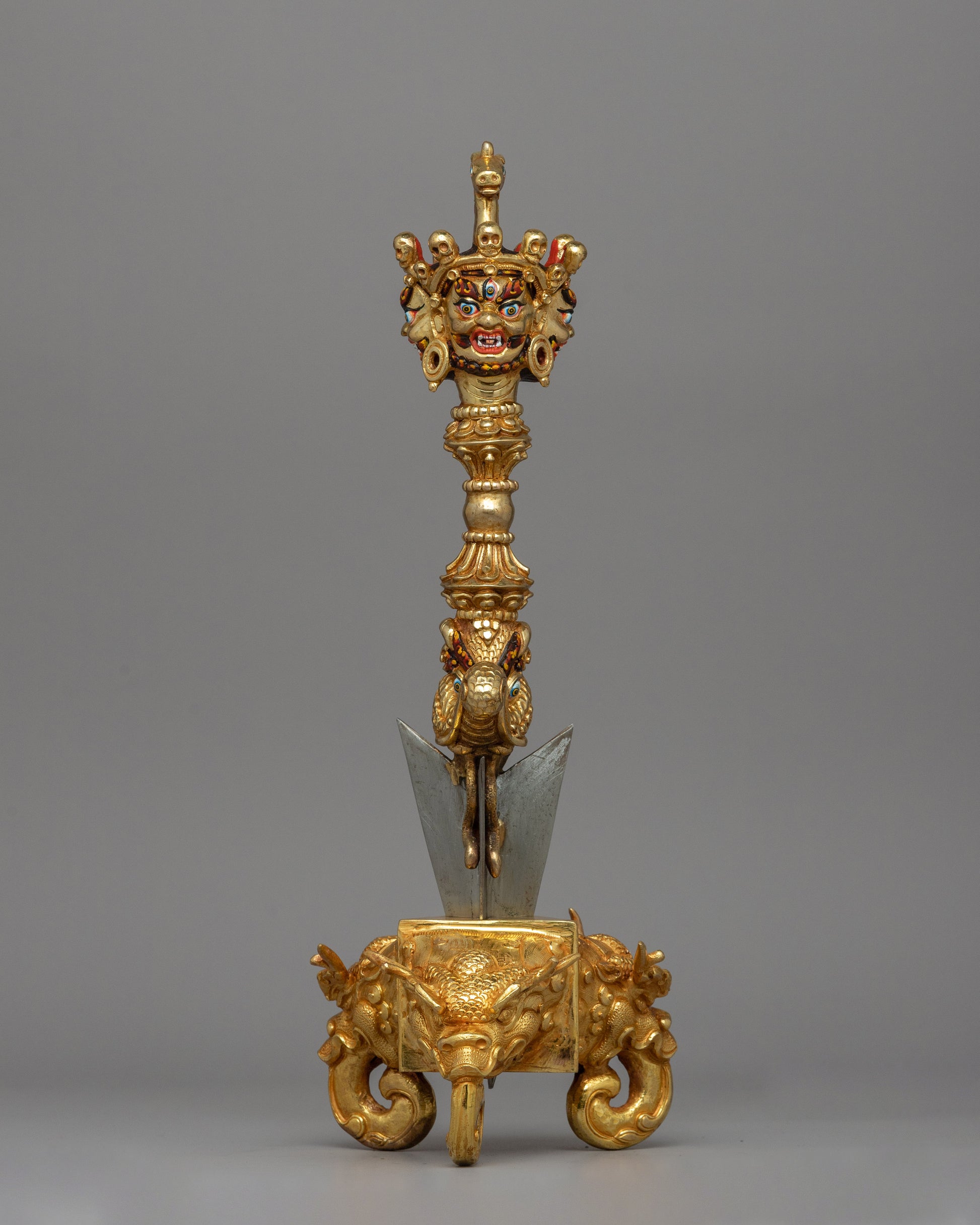 Buddhist Phurba with Iron Blade