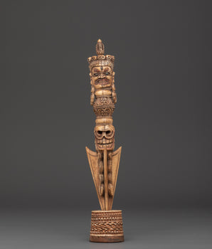 Tibetan Yak Bone Phurba Dagger