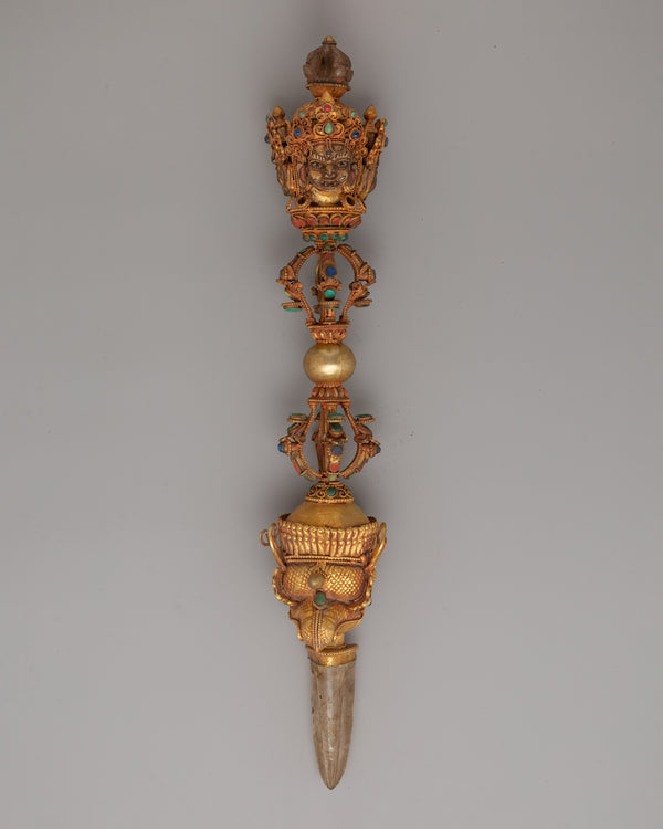 Tibetan Phurba with Crystal Blade