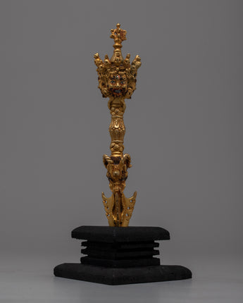 Wooden Base Phurba