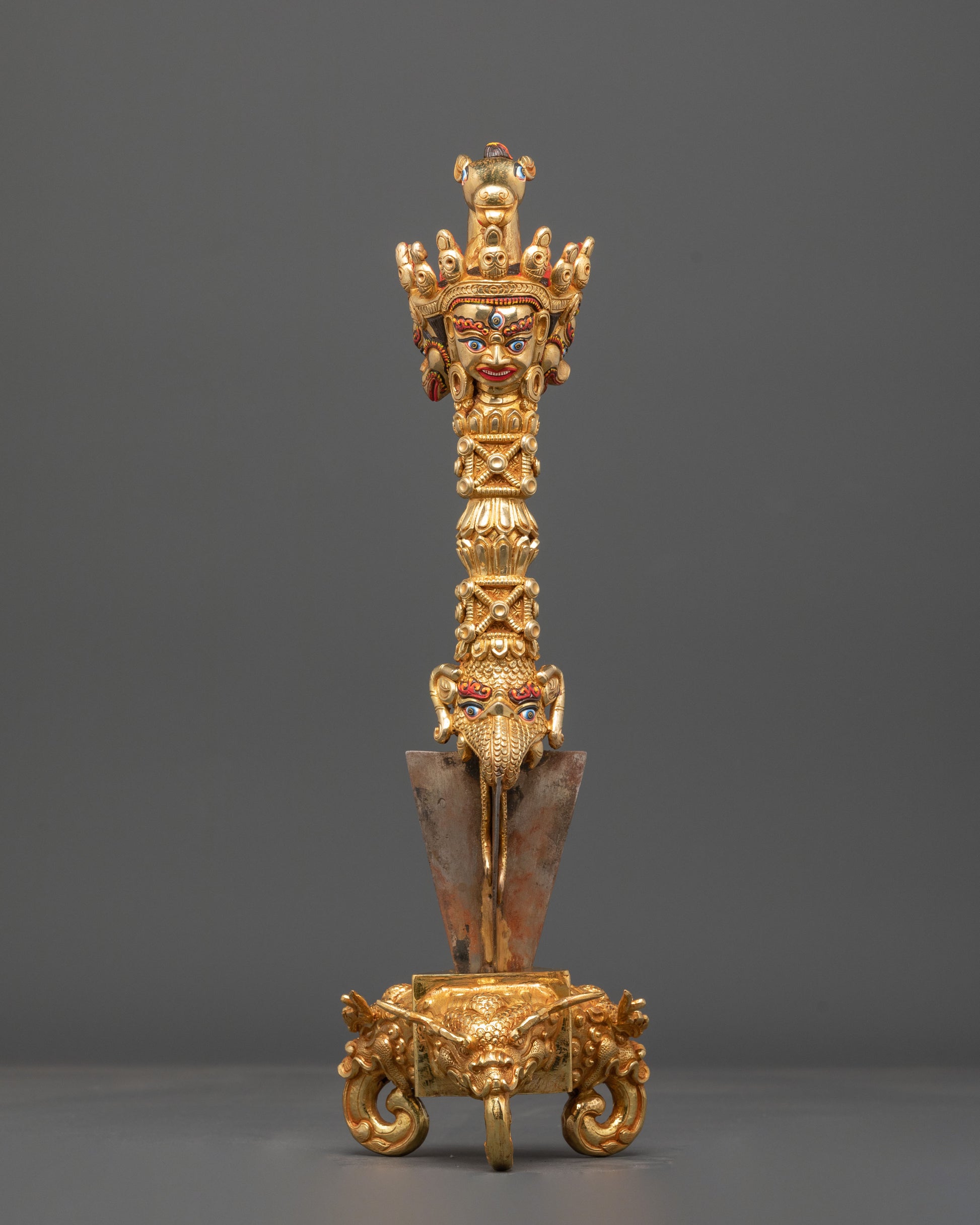 Copper Tibetan Ritual Phurba