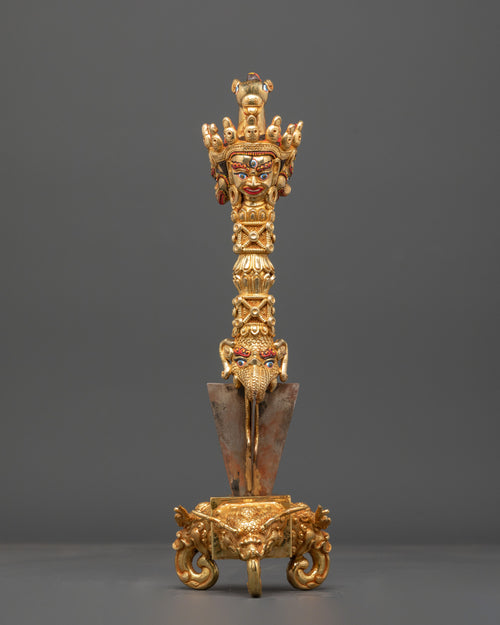 Copper Tibetan Ritual Phurba | Phurba for Buddhist Rituals