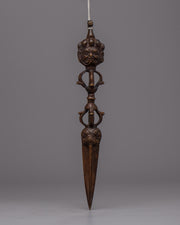Brass Vajra Phurba | Spiritual Dagger Enhancing Meditation and Ceremonial Practices