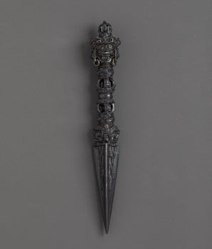 Copper Phurba Ritual Dagger |  Symbol of Tibetan Mysticism and Protection