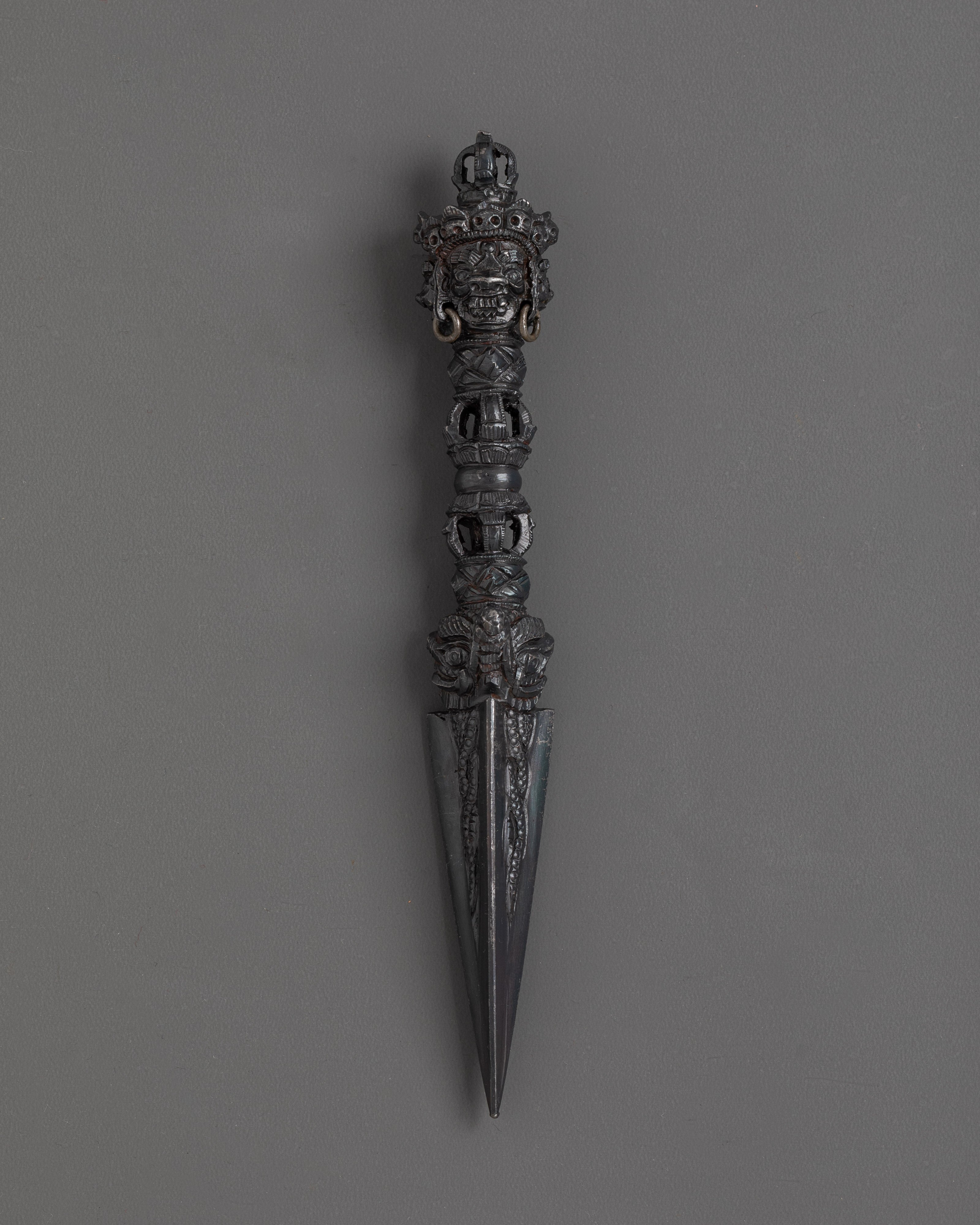 Copper Phurba Ritual Dagger |  Symbol of Tibetan Mysticism and Protection