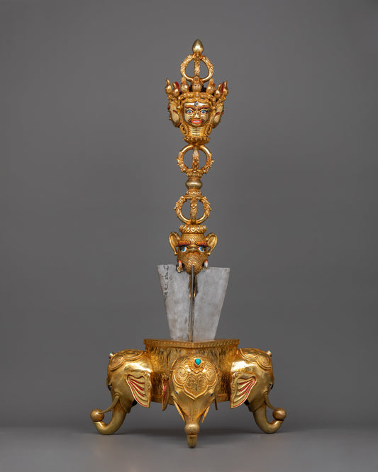 Phurba Ritual Set with Stand