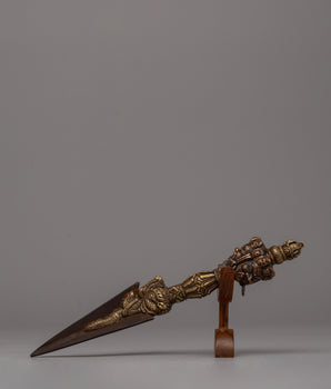 Handcrafted Iron Phurba Ritual Dagger 